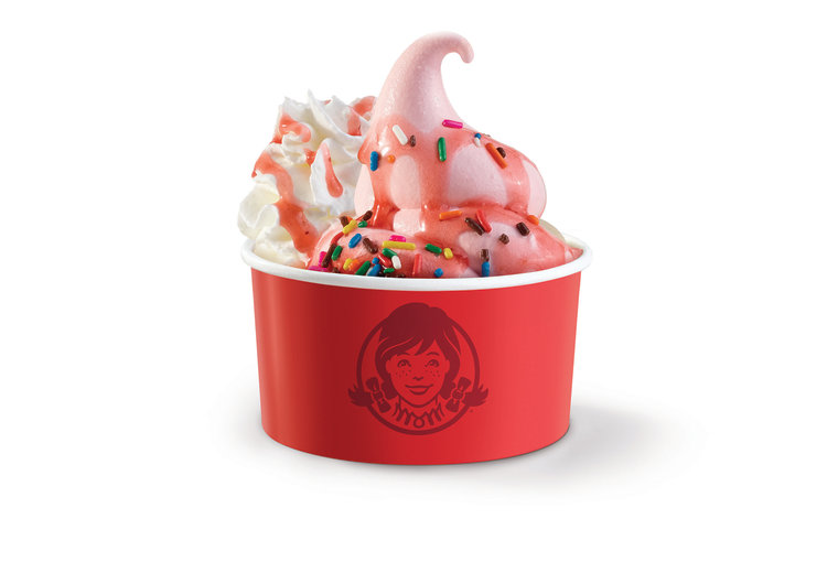 The Strawberry Frosty Sundae also looks delicious.