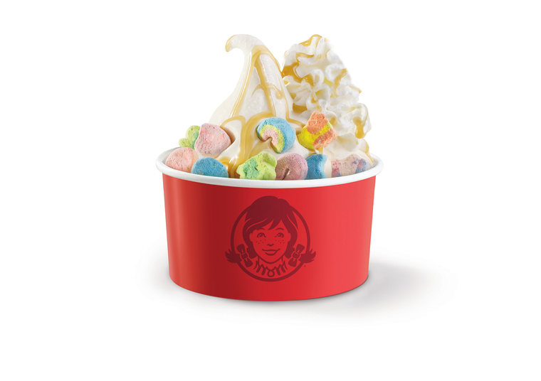 A Vanilla Frosty with Lucky Charms? We're willing to try it!