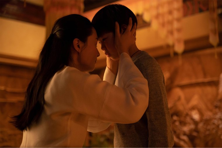 Image: Michelle Yeoh as Ying Nan and Jayden Zhang as young Shang-Chi in Marvel Studios' "Shang-Chi and the Legend of the Ten Rings."