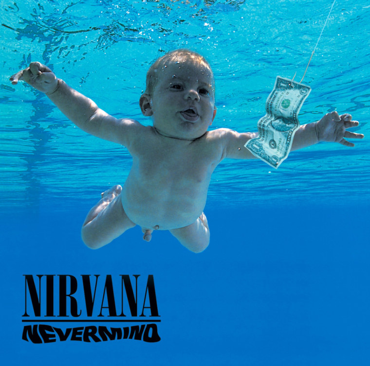 Image: The cover of Nirvana's 1991 album "Nevermind."