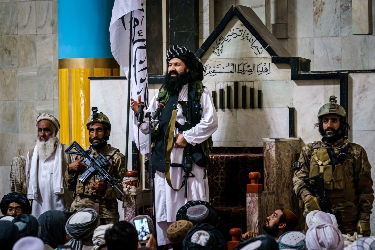 FRIDAY PRAYERS FOR TALIBAN CONTROL IN KABUL