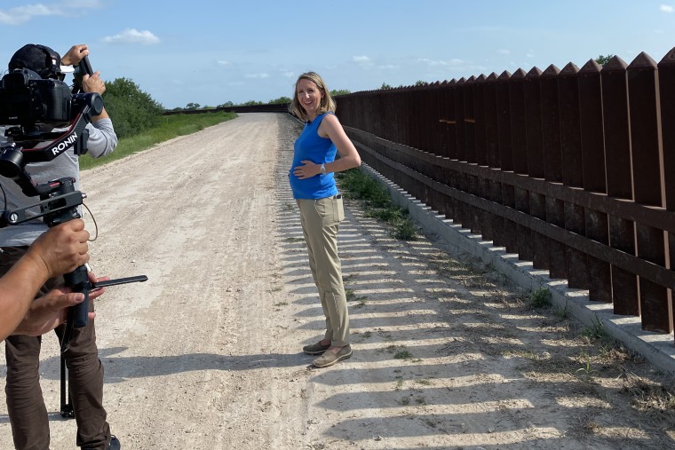 NBC News correspondent Julia Ainsley has been covering immigration at the southern border while pregnant with her second child.