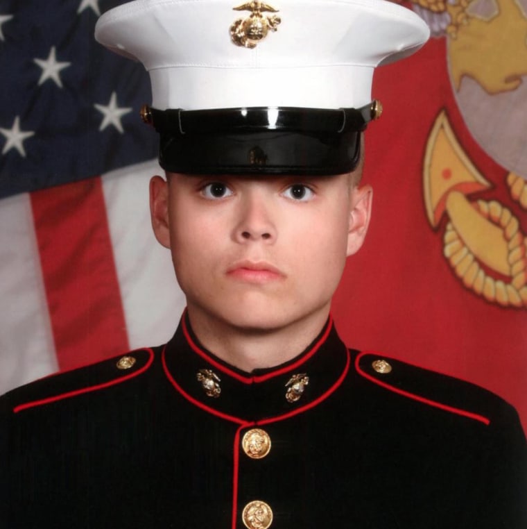 Marine Lance Cpl. Jared Schmitz.