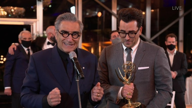 Eugene Levy, left, and Daniel Levy