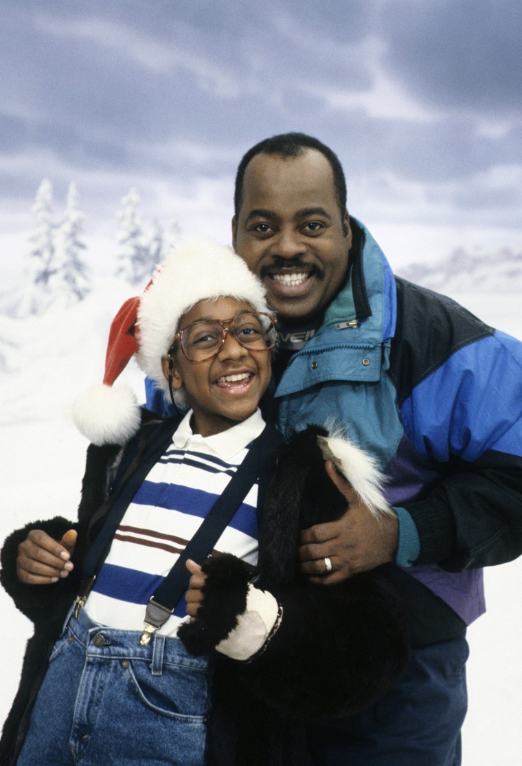 Jaleel White, Reginald VelJohnson on "Family Matters"