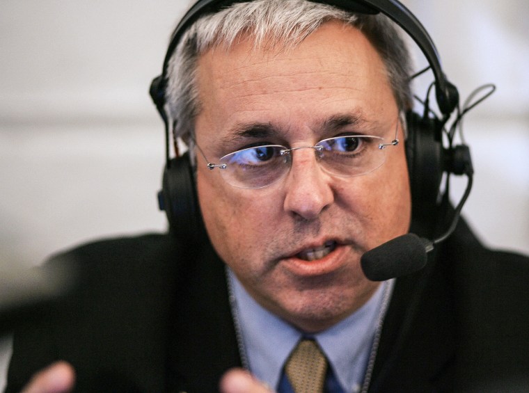 Marc Bernier during a radio interview on Oct. 24, 2006 in Washington, DC.