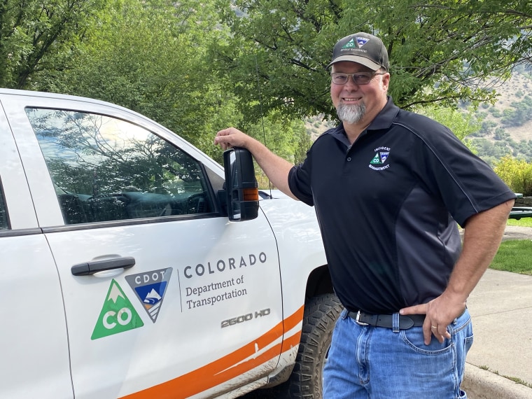 Image: Tim Holbrook is a supervisor with the Colorado Department of Transportation.