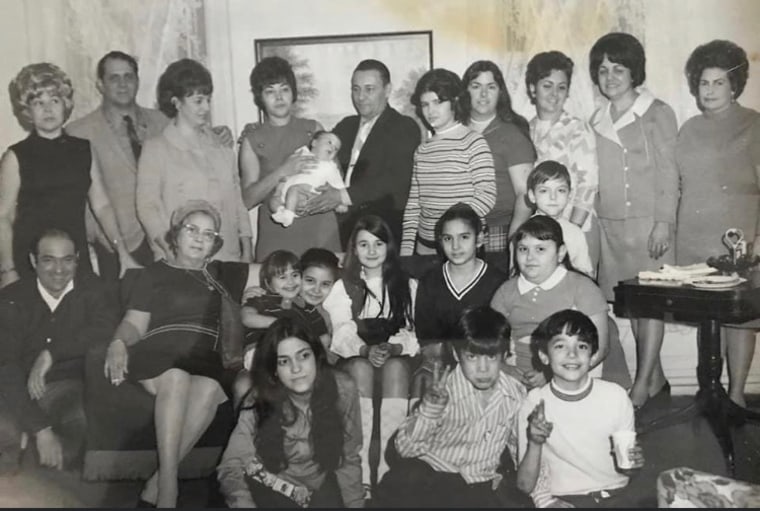 Vintage photo of Cuban family