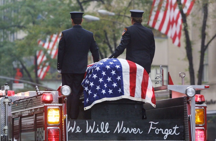 Funeral for New York Firefighter Lt. Dennis Mojica