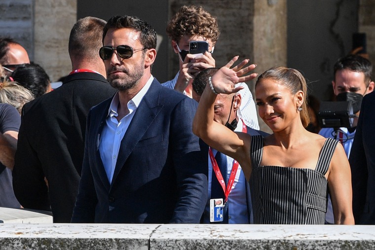 Jennifer Lopez, Ben Affleck in Venice for Venice International Film Festival