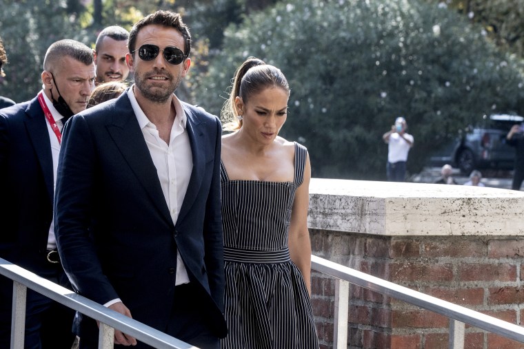 Jennifer Lopez, Ben Affleck in Venice for Venice International Film Festival