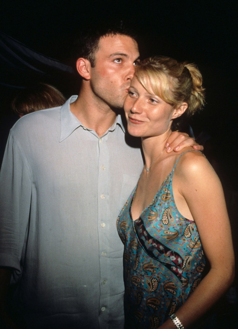 Ben Afleck and Gwyneth Paltrow at the "Armageddon" Premiere July 19, 1998.