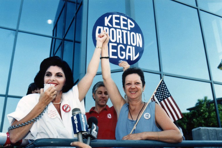 Image: Gloria Allred Norma McCorvey Pro Choice Rally