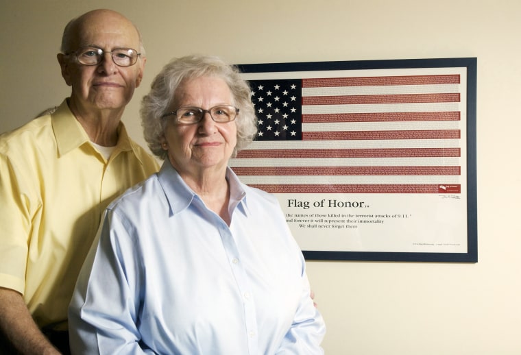 Image: Lee and  Eunice Hanson at their Easton, Conn. home on July 28, 2011.