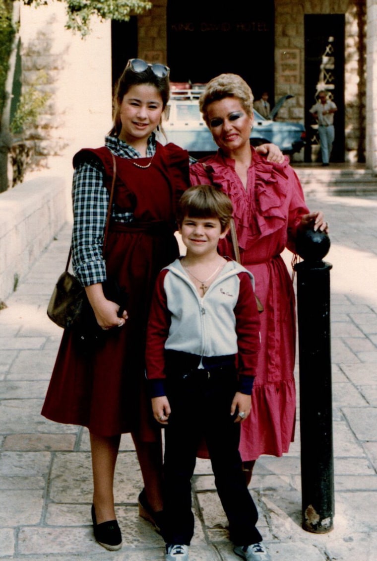 Never-before-seen family photo of Tammy Faye Bakker with her children Tammy Sue and Jay.