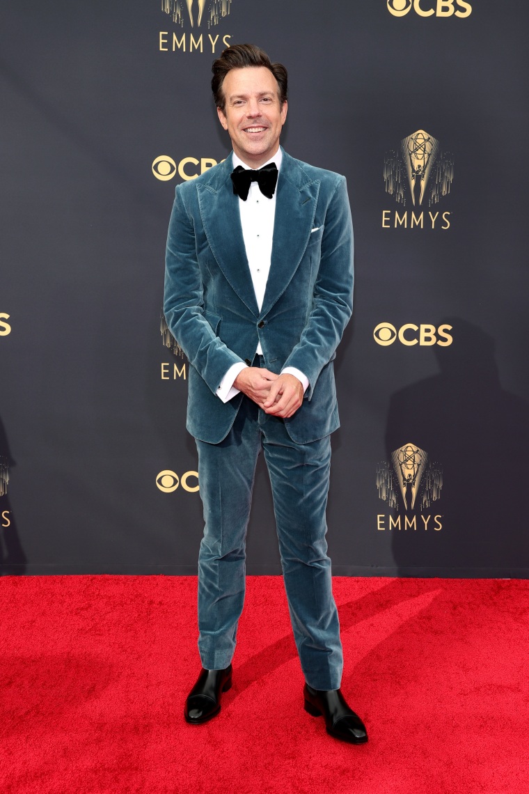 Jason Sudeikis Emmys red carpet 2021