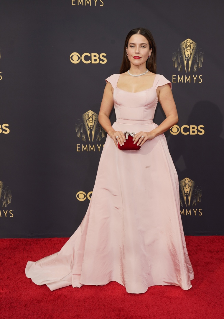 Sophia Bush Emmys red carpet 2021