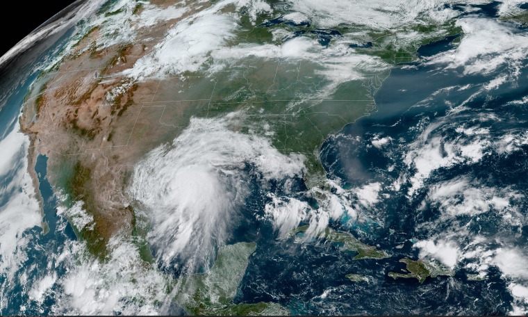 Image: Tropical Storm Nicholas  in the Gulf of Mexico.