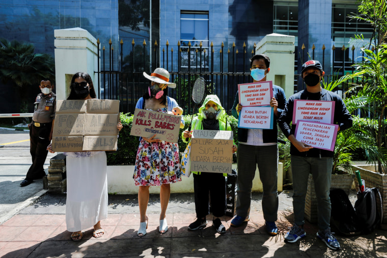 Image: Hearing of the citizen lawsuit on air pollution in Jakarta