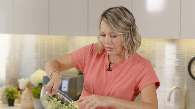 Dylan makes an easy zucchini mash that's perfect for young toddlers.