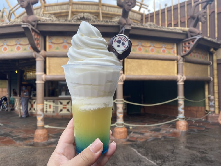 Ride the "Moana" wave with this adorable Dole Whip float, available inside Magic Kingdom Park.
