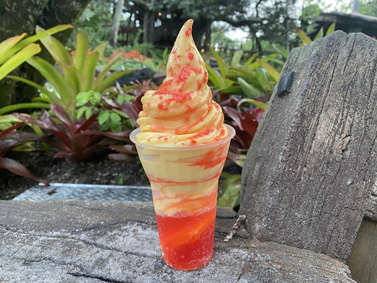 This colorful Dole Whip literally pops in your mouth!