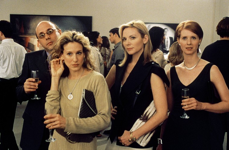 SEX AND THE CITY, ('Boy Girl Boy Girl', Season 3), Willie Garson, Sarah Jessica Parker, Kim Cattrall