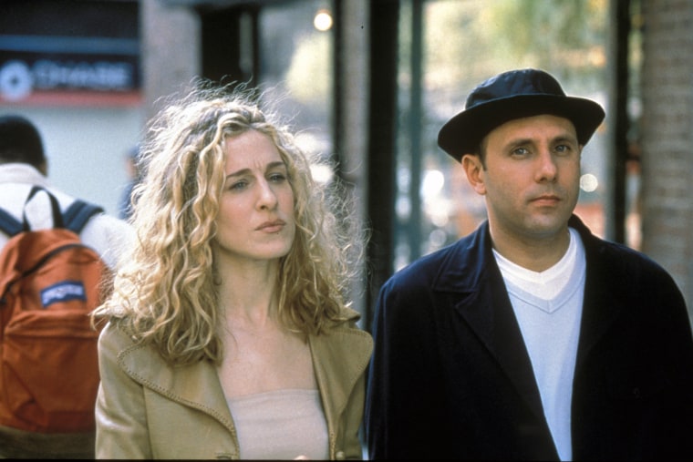 Sex and the City  Tv series 1998 - 2004 USA 1998 Season 1, episode 3 : Sarah Jessica Parker , Willie Garson Director : Nicole Holofcener Sarah Jessica Parker , Kristin Davis Created by Darren Star, Candace Bushnell. Image shot 1998. Exact date unknown.