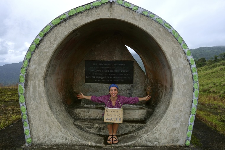 Monasavu Dam in Fiji