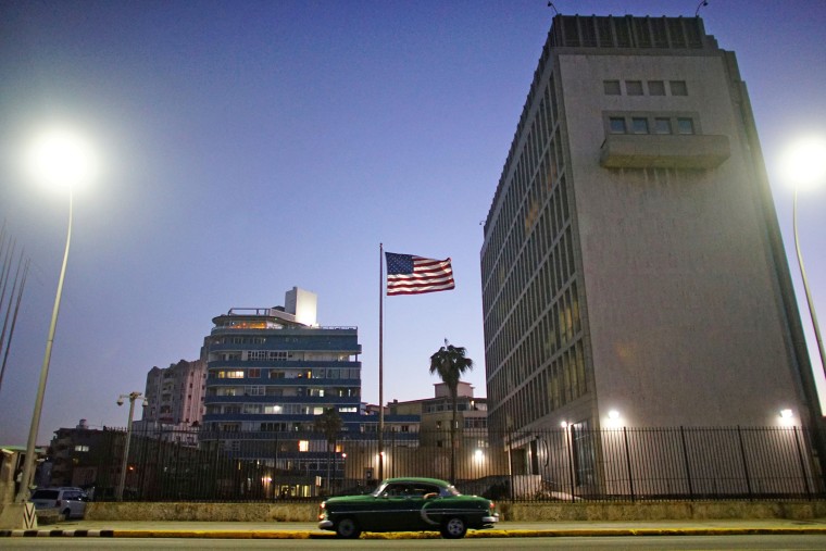 The U.S. Embassy in Havana in 2017.