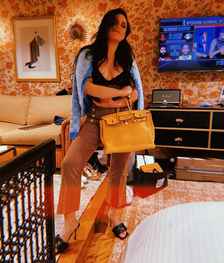 Image: Danielle Miller Instagram photo inside a luxury California hotel