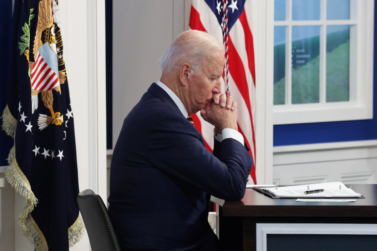 President Joe Biden participates in a meeting of the Major Economies Forum on Energy and Climate from an auditorium at the White House on Sept. 17, 2021.
