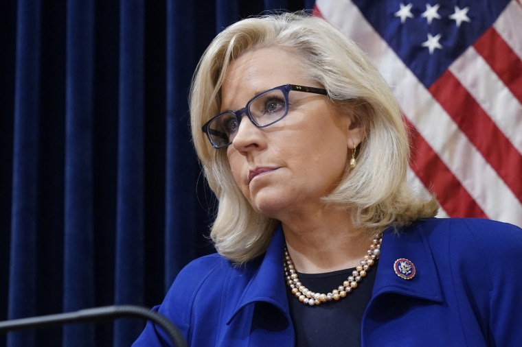 Rep. Liz Cheney, R-Wyo., listens during a hearing on Capitol Hill on July 27, 2021.