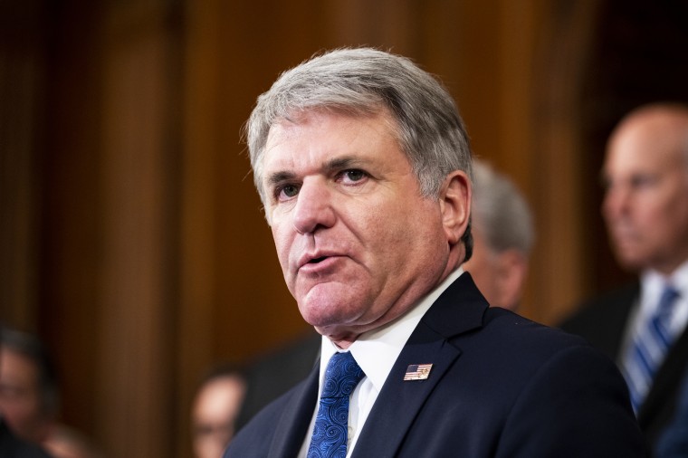 Rep. Michael McCaul, R-Texas, speaks at the Capitol on Aug. 31, 2021.