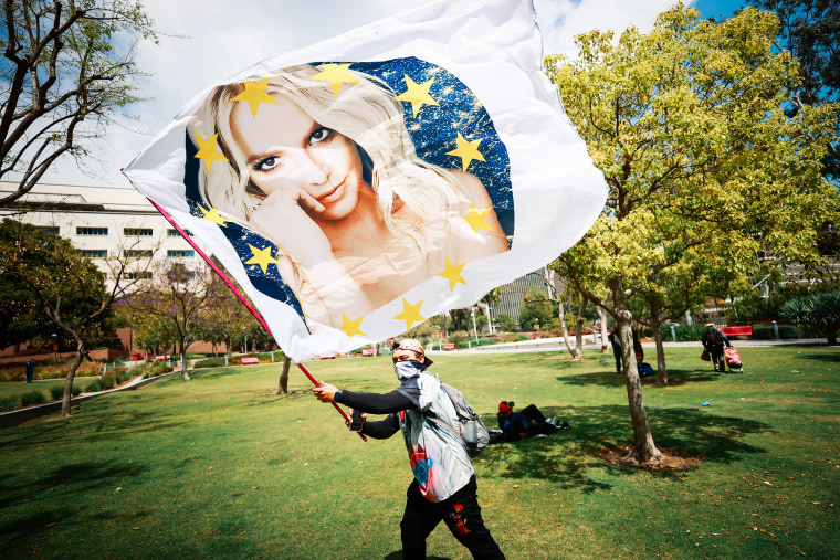 Image: #FreeBritney Protest Outside Courthouse In Los Angeles During Conservatorship Hearing