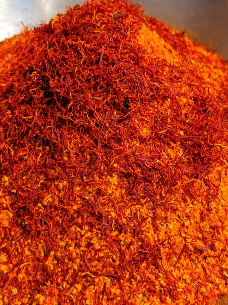 Rivera sells his small-batch sazón mixes online and offers a sazón featuring saffron as well.