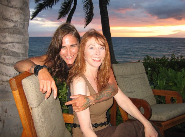 Cassandra Peterson and partner Teresa Wierson