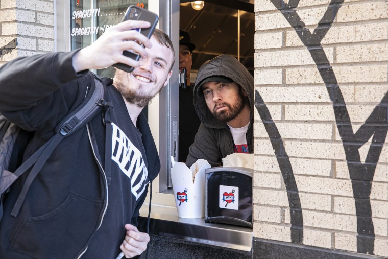 Eminem's "Mom's Spaghetti" Restaurant Opens In Detroit