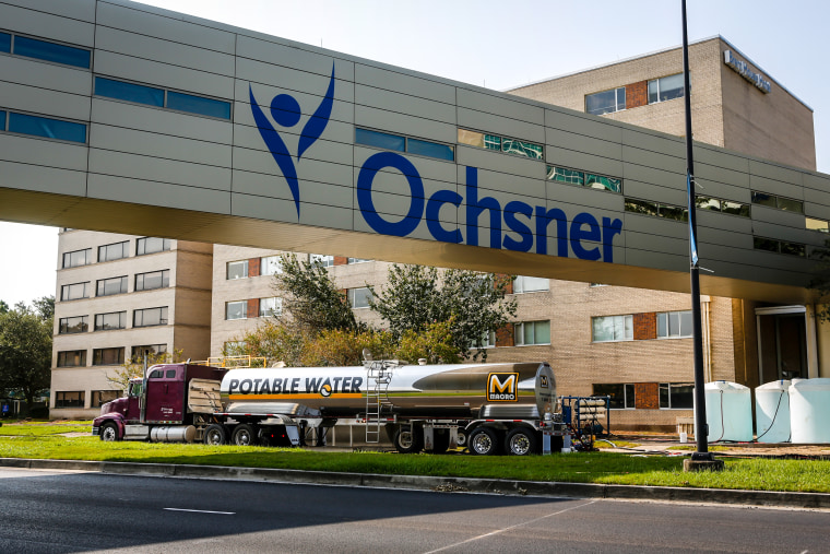 Ochsner Health Center in New Orleans on Sept. 2, 2021.