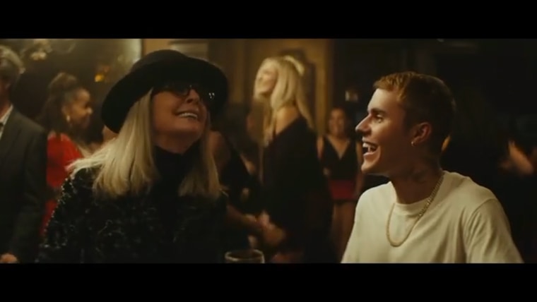 Keaton and Bieber let the good times roll in "Ghost."