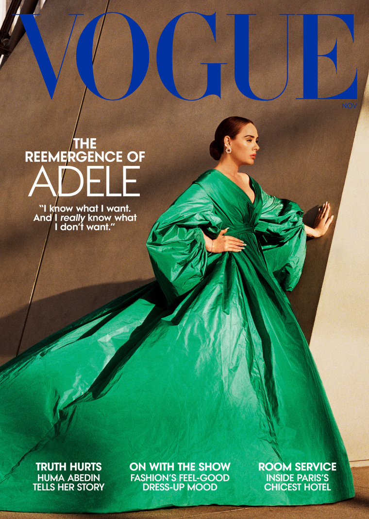 Adele on cover of U.S. edition of Vogue