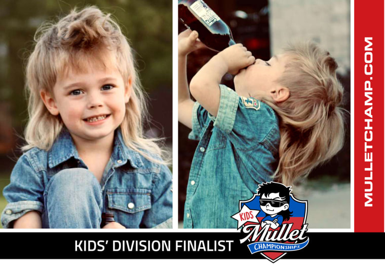 Kid's mullet competition in the US produces impressive haircut