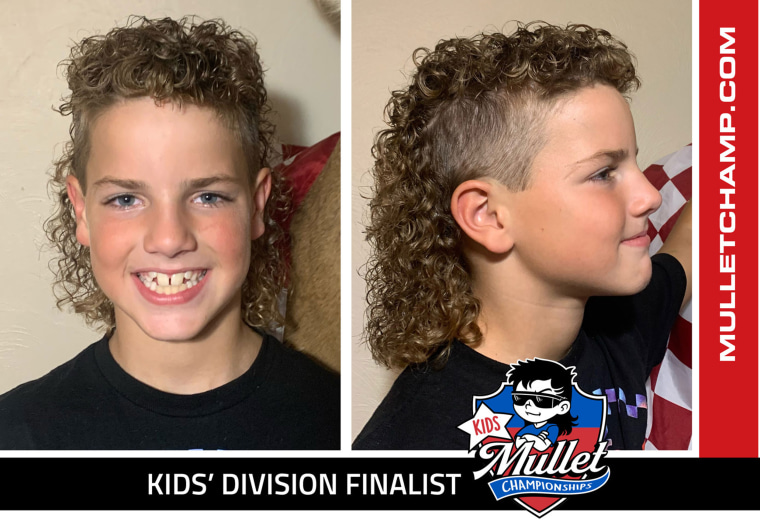 There's a national mullet championship for kids — the finalist photos