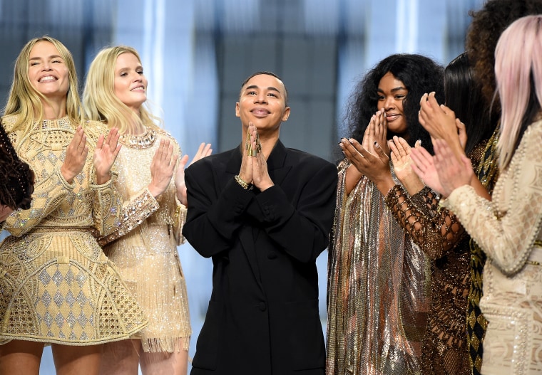 Olivier Rousteing reveals he survived scary fireplace explosion