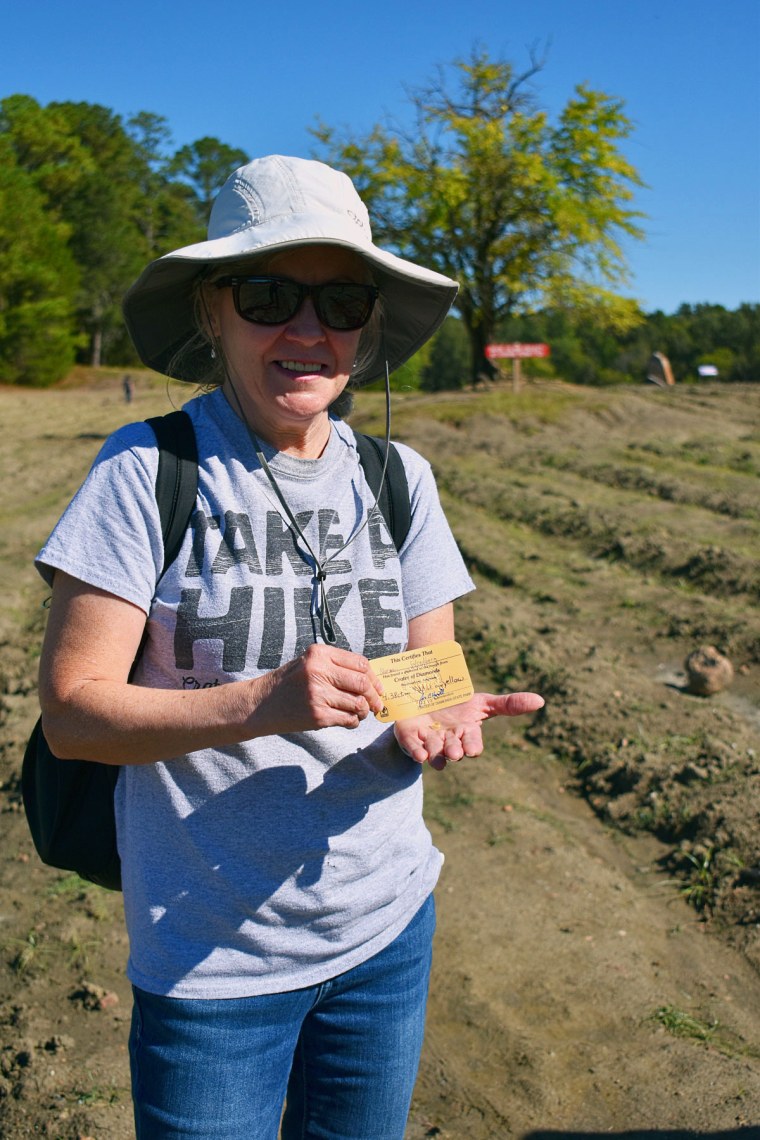 Finders keepers Woman finds 4 carat yellow diamond in Arkansas