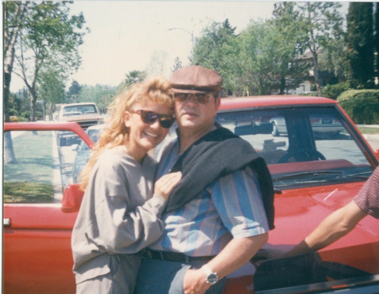 Nina Vaca with her father, Hernan Vaca.