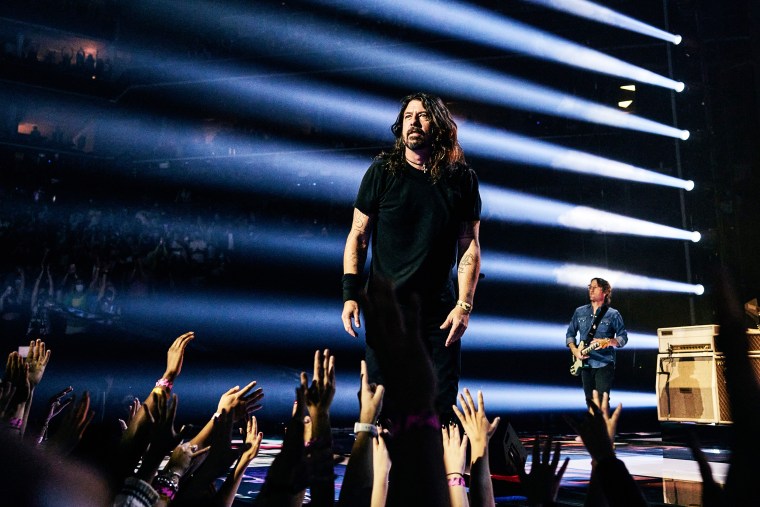 Dave Grohl performs onstage during the 2021 MTV Video Music Awards on Sept. 12, 2021 in Brooklyn, N.Y.