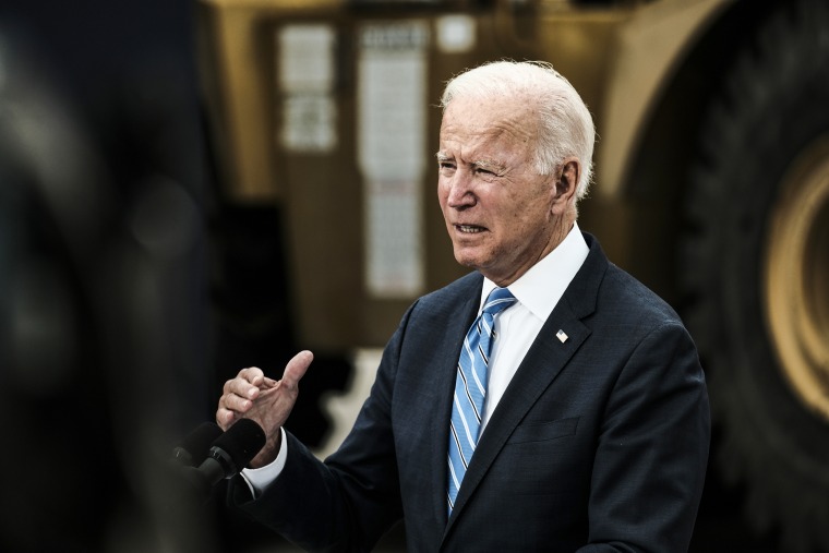 President Biden Delivers Remarks At International Union Of Operating Engineers Local 324