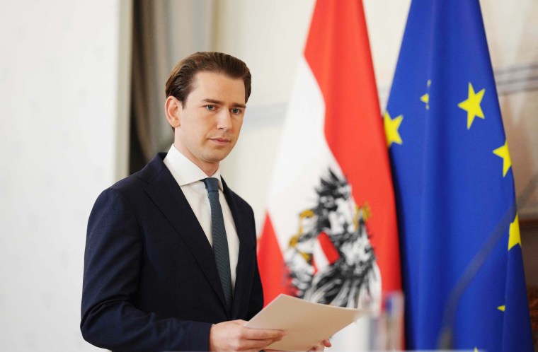 Austrian Chancellor Sebastian Kurz