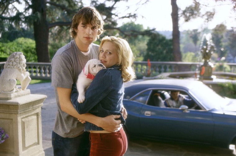 Brittany Murphy and Ashton Kutcher in, Just Married.